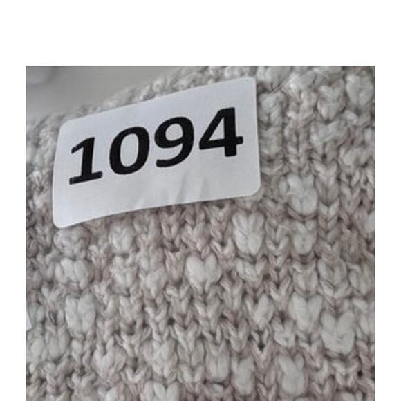 O'Neill XS High Low Sweater Cream Beige Scoop Neck Slouchy - Picture 12 of 12